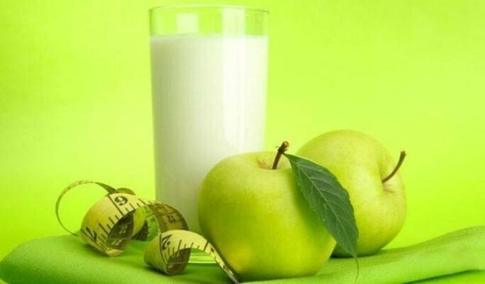 Kefir és alma a fogyásért