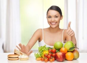 egészséges és egészségtelen ételek a maggi diétához